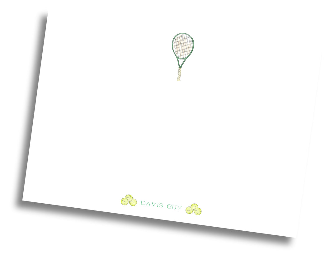 Tennis Stationery - Green