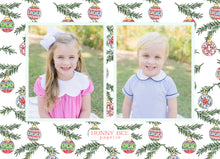Load image into Gallery viewer, Ornaments Christmas Family Card
