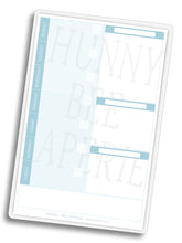 Load image into Gallery viewer, Magnetic Laminated Weekly Planner - Hunny Bee Blue
