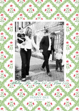 Load image into Gallery viewer, Floral Christmas Family Card
