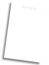 Load image into Gallery viewer, Oversized Colorblock Notepad - flamingo / ice blue
