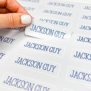 Water Resistant Labels - BLUE & GREEN