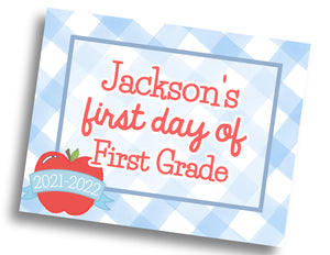 First/Last Day of School Sign - DIGITAL FILE