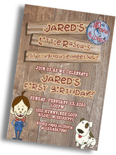 Load image into Gallery viewer, Little Rascals Birthday Invitation
