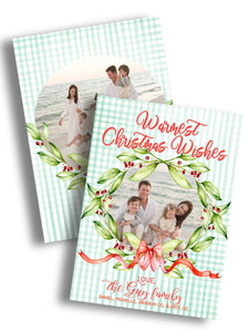 Warmest Christmas Wishes Family Card