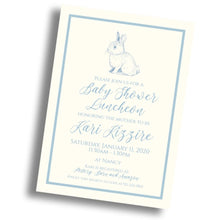 Load image into Gallery viewer, Bunny Baby Shower Invitation
