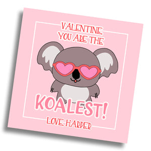 KOALest Valentine Card - PRINTABLE