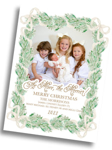 The More The Merrier Christmas Family Card