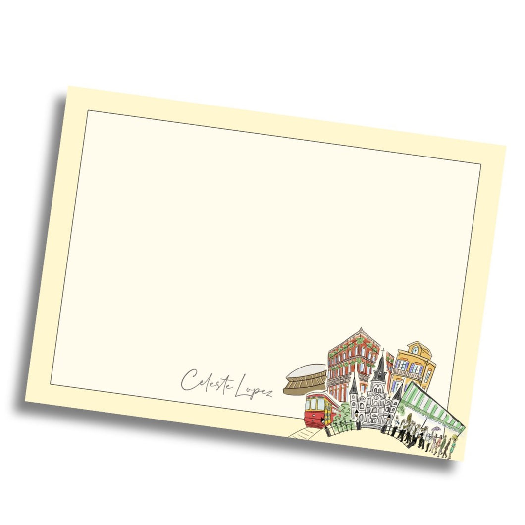 New Orleans Theme Stationery