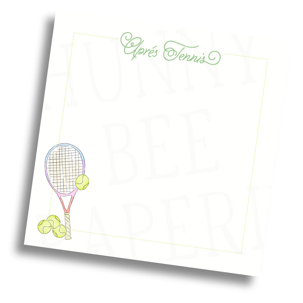 Aprés Tennis Notepad