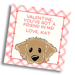 Puppy Valentine Card - PRINTABLE