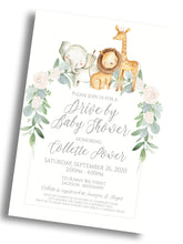 Load image into Gallery viewer, Animal Baby Shower Invitation

