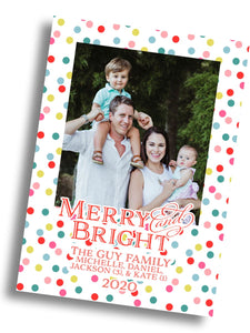 Merry & Bright Family Card