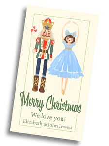 Nutcracker & Ballerina Gift Tag