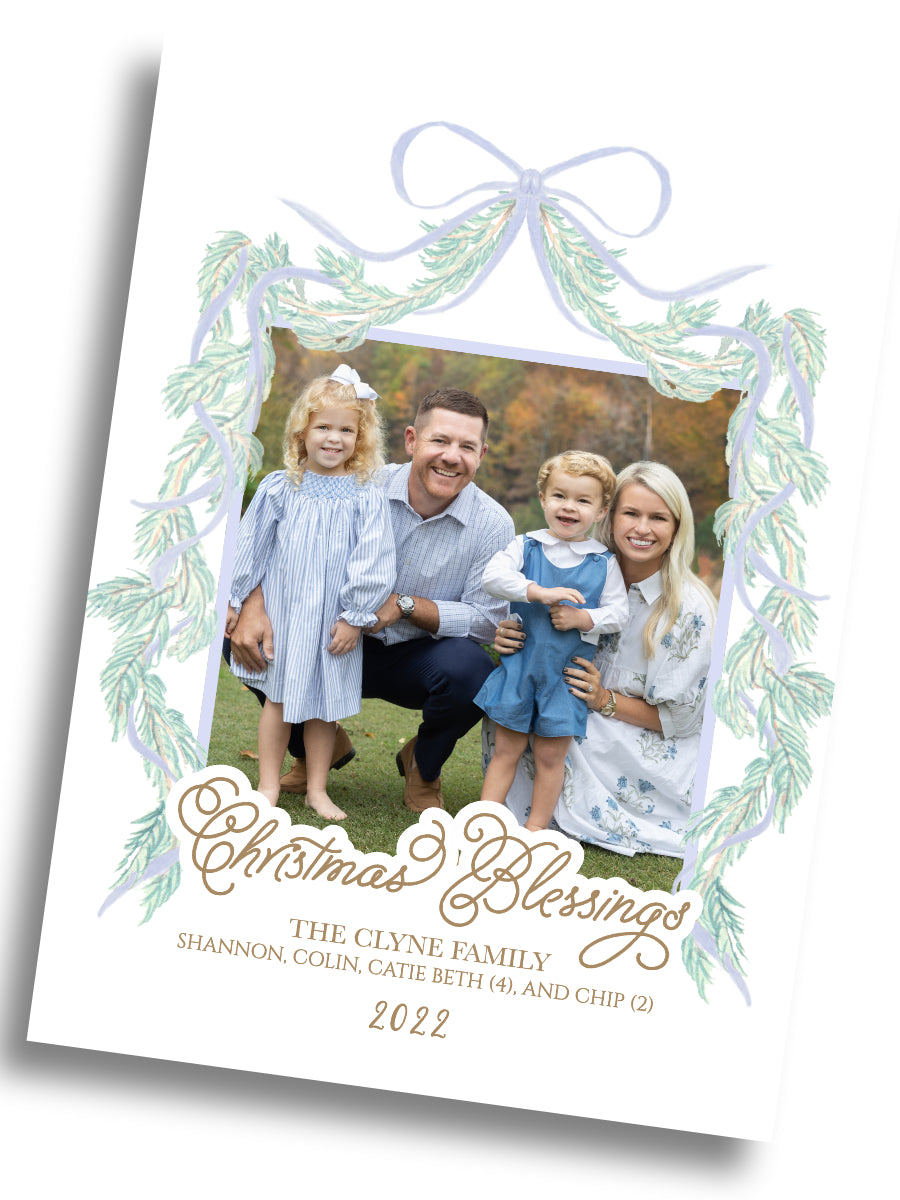 Christmas Blessings Family Card