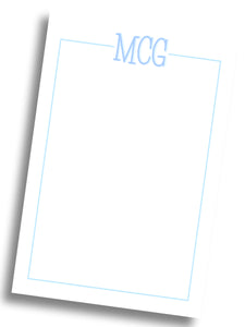 Monogram Notepad