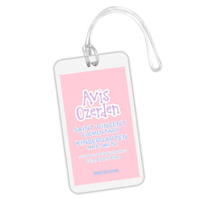 Load image into Gallery viewer, Rainbow Bag Tag - Pink
