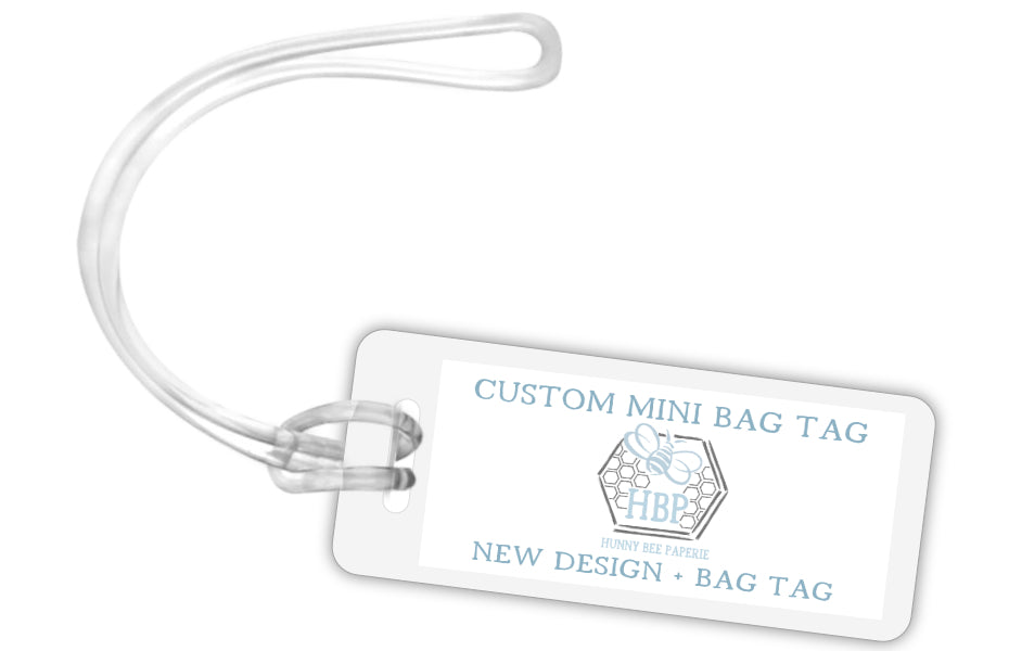 CUSTOM Mini Bag Tags *New Design*