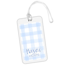 Load image into Gallery viewer, Gingham Bag Tag
