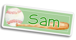Baseball Bookmark - Green