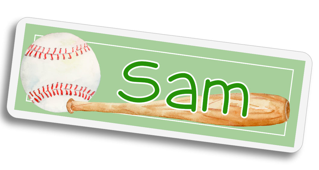 Baseball Bookmark - Green
