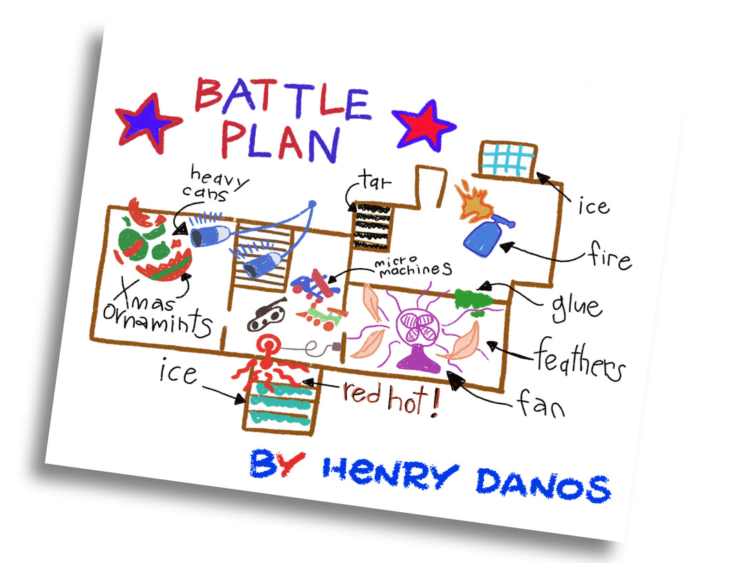 Home Alone Battle Plan Sign