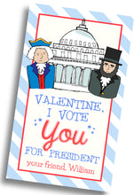 Load image into Gallery viewer, President Valentine Tag
