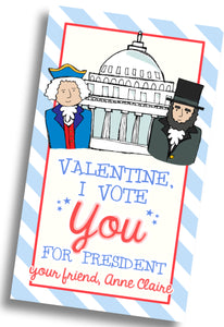 President Valentine Tag