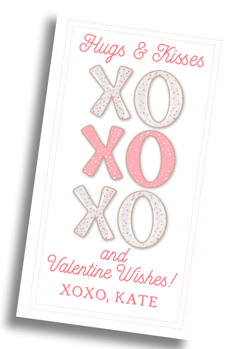 XOXO Cookie Valentine Tag - PRINTABLE