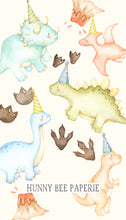 Load image into Gallery viewer, Dinosaur Party Gift Tag

