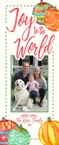 Joy to the World Family Card