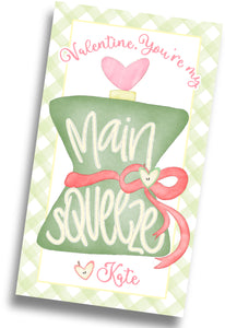 Main Squeeze Applesauce Valentine Tag