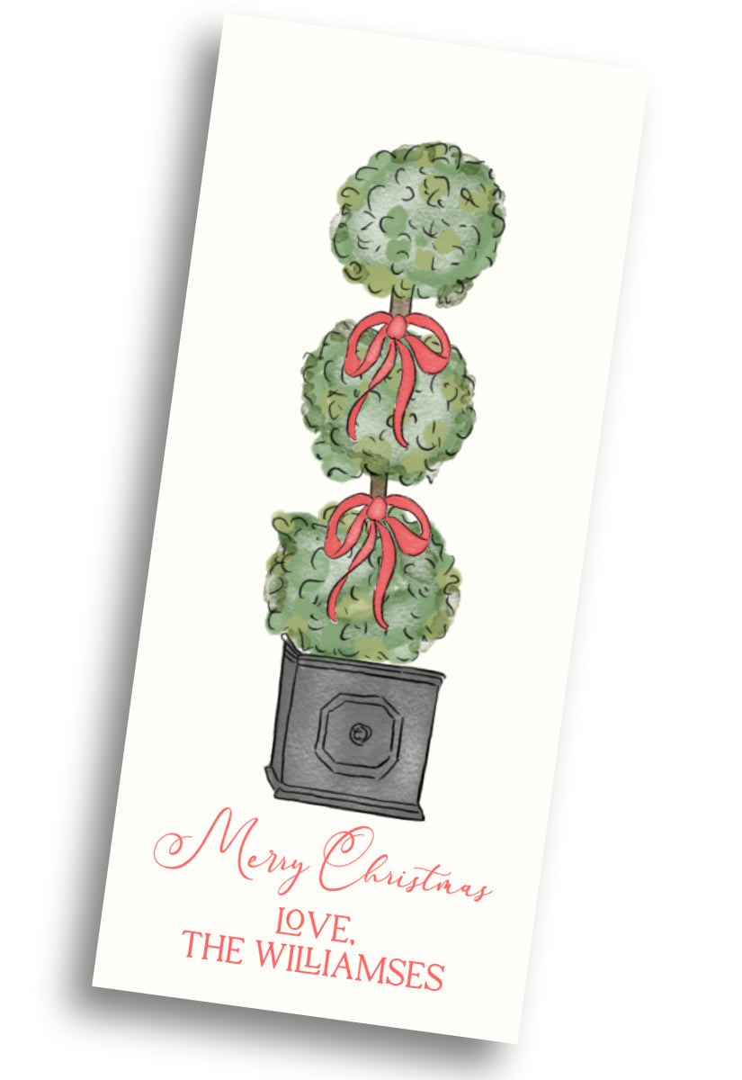Holiday Topiary Gift Tag