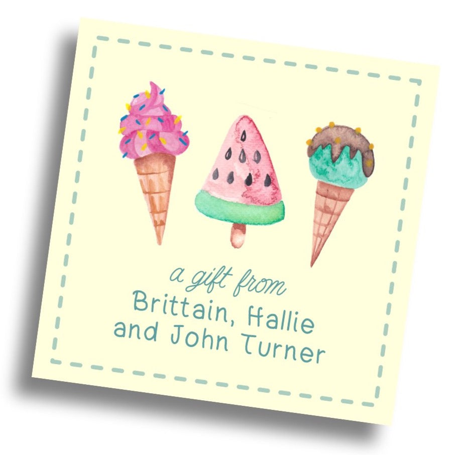 Ice Cream Calling Card