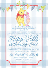 Load image into Gallery viewer, Winnie the Pooh Birthday Invitation
