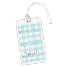 Load image into Gallery viewer, &quot;Casual&quot; Gingham Bag Tag

