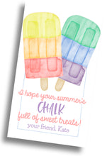Load image into Gallery viewer, CHALK Full of Sweet Treats Summer Gift Tag - Pink
