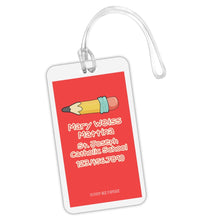 Load image into Gallery viewer, School Supplies Bag Tag
