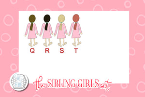 Sisters Sibling Calling Card