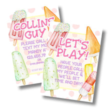 Load image into Gallery viewer, Ice Cream Play Date Card
