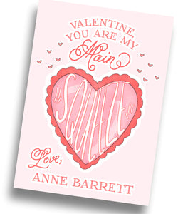 Main Squeeze Heart Valentine Card - Heart - PRINTABLE