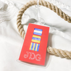 Maritime Nautical Flag Bag Tag