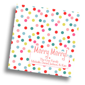 Merry Merry Polka Dot Gift Card