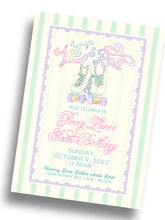 Load image into Gallery viewer, Roller Skate Birthday Invitation
